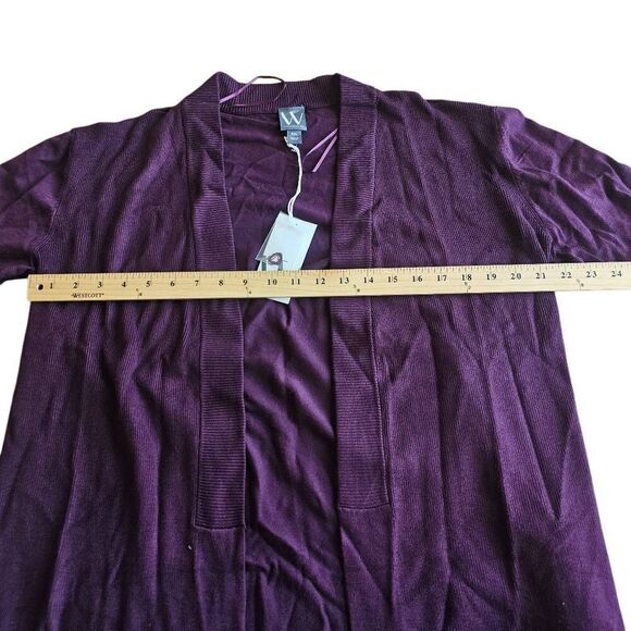 Worthington womens Sz XXL merlot cardigan - Picture 5 of 8